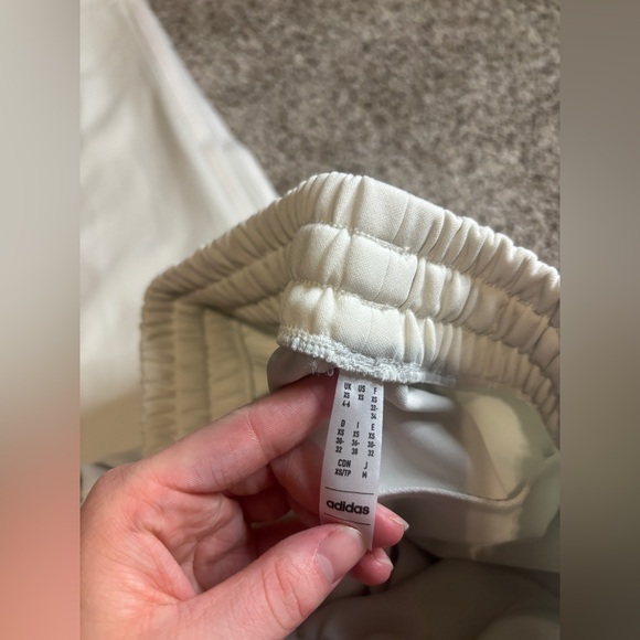 Adidas Cream/Mint Elastic Waist Joggers - Picture 3 of 4